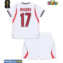 England Morgan Rogers #17 Heimtrikotsatz Kinder WM 2026 Kurzarm (+ Kurze Hosen)